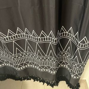 Boho shower curtain